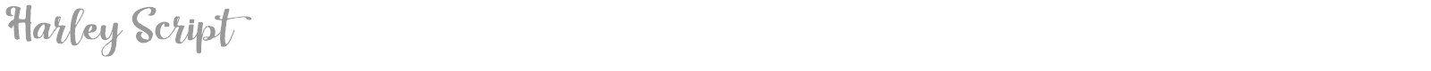 Harley Script font preview